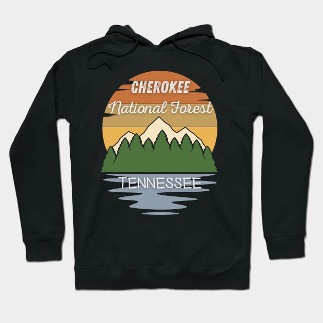 Cherokee National Forest Tennessee Hoodie by Compton Designs